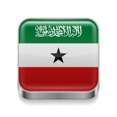 Metal icon of Somaliland