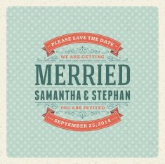 Wedding invitation card template vector vintage background N30