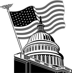 U S Capitol Flag