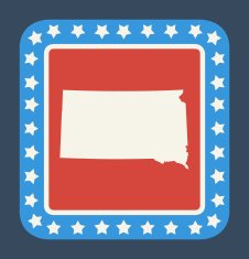 South Dakota state button N2