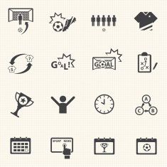 Soccer Icons set N10
