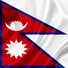 Nepal waving flag N5