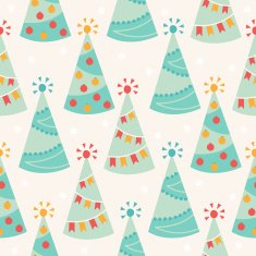 Seamless pattern with Christmas trees N15