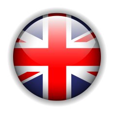 England UK flag button vector