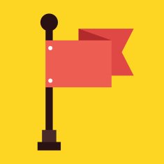 Vector Flag Icon N6