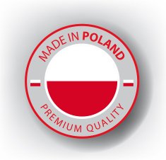 Made in POLAND Polish seal Flag (Vector) N3