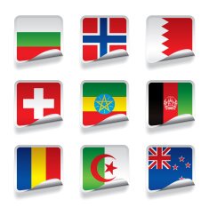 Sticker flags N9 free image download