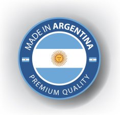Made in ARGENTINA Argentinian seal Flag (Vector) N5