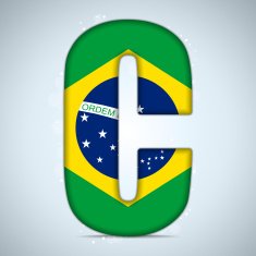 Brazil Alphabet Letters N20