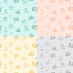 pirate theme repeatable pattern