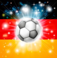 German soccer flag