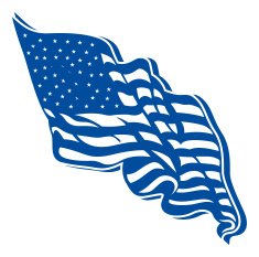 Waving US Flag N2