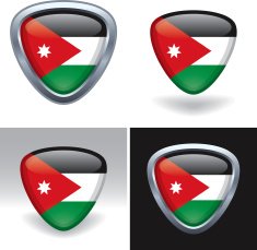 Jordanian Flag Crest
