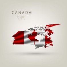 Flag of canada as a country