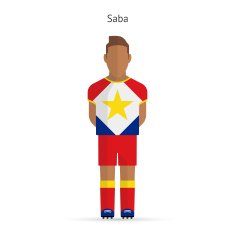Saba football player Soccer uniform