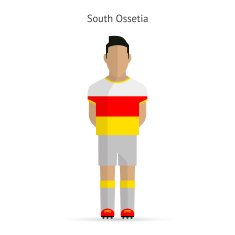 South Ossetia football player Soccer uniform
