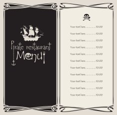 Pirate menu N2