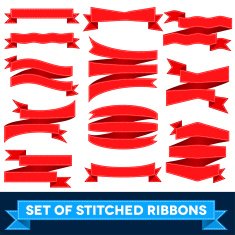 Set of bent ribbons with seam N2