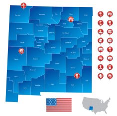 map of New Mexico N5