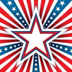 US Flag Abstract