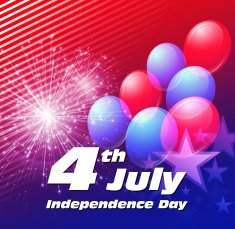 Vector independence day background N2