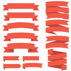 ribbon banners N12