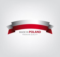 Made in POLAND Polish seal Flag (Vector) N4
