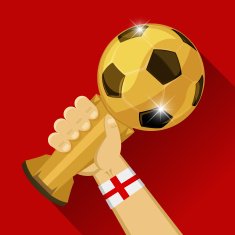 Soccer trophy for England