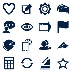 Business icons set N67