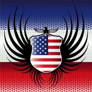 Winged USA Flag