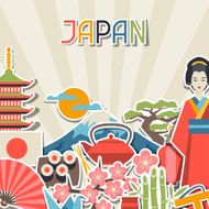 Japan background design N11