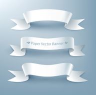 Paper ribbon banner