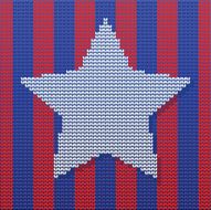 Knitted Star Design