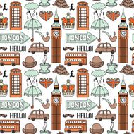 London symbols and landmarks N2
