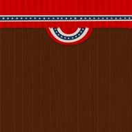 Wooden patriotic background