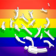 Gay pride background N2