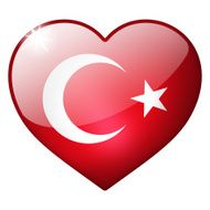 turkey heart button