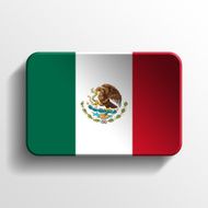 Mexico 3D button