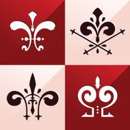 medieval emblem ornament N9