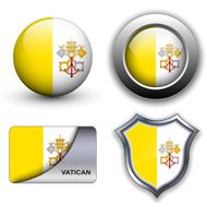 Vatican City icons