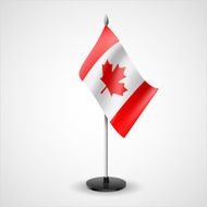 Table flag of Canada