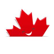 Funny maple leaf of Canadian flag N2