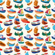 seamless boat pattern N6