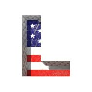 Vector American cutted figure l Paste to any background