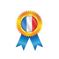 France medal flag