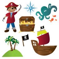 Collection of Pirate Items
