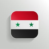 Vector Button - Syria Flag Icon