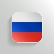 Vector Button - Russia Flag Icon