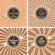 labels for coffee N2