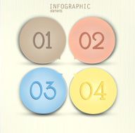 Set of bubbles stickers labels tags N3